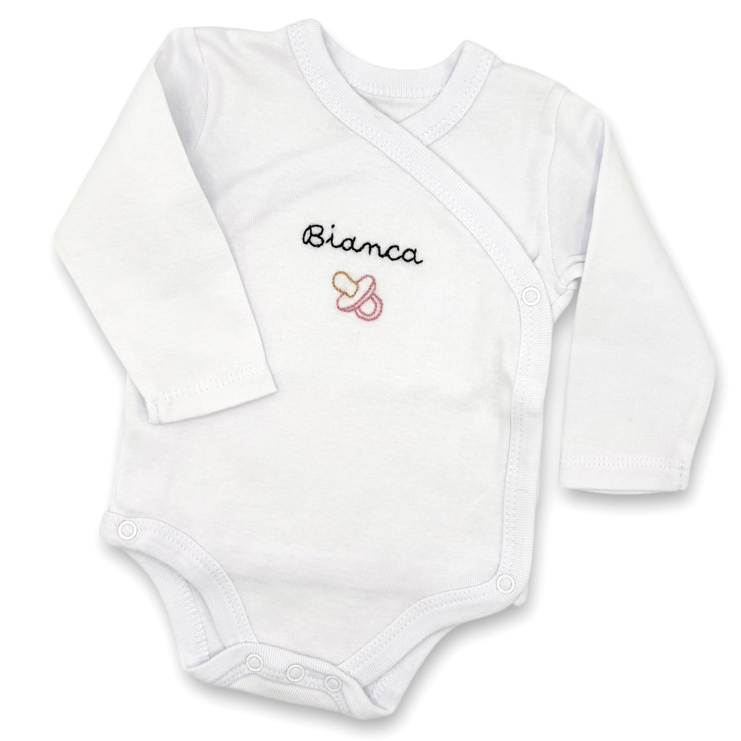 Body neonato Nome + Ciuccio