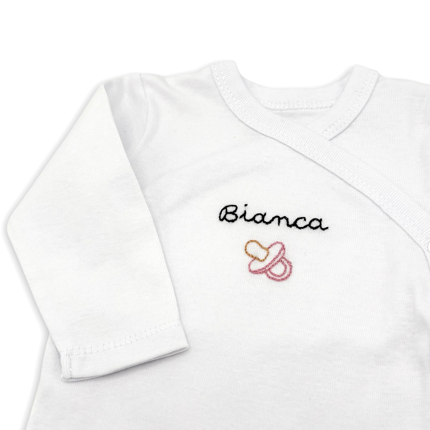 Body neonato Nome + Ciuccio