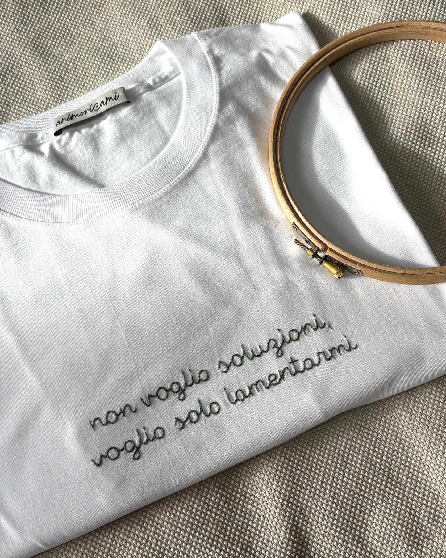 Maglietta "Non voglio soluzioni, voglio solo lamentarmi"