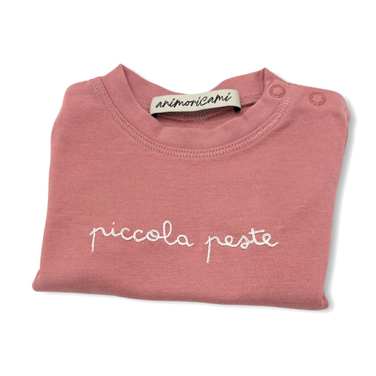 Maglietta bimbo/a "Piccola peste" 3-24 mesi