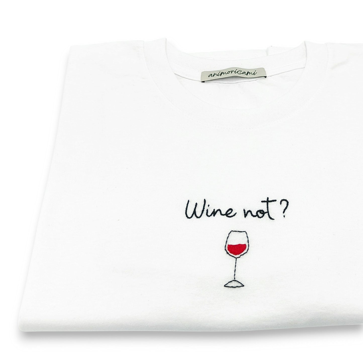 Maglietta "Wine not?"