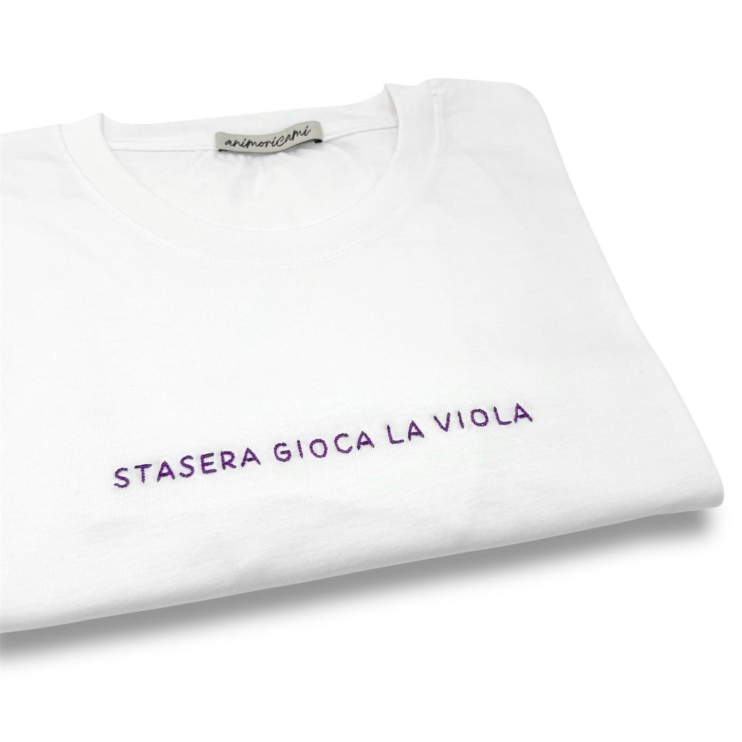 Maglietta "Stasera gioca la viola"