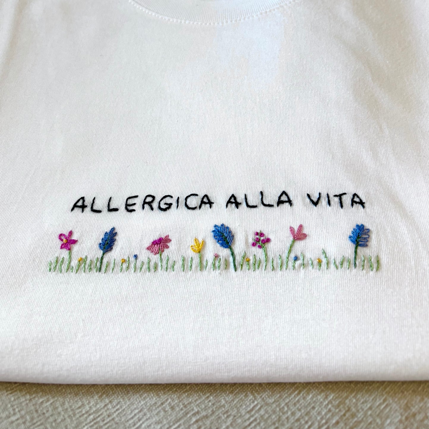 Maglietta "Allergica alla vita"