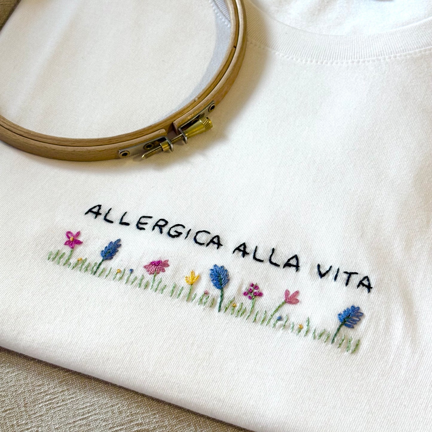 Maglietta "Allergica alla vita"