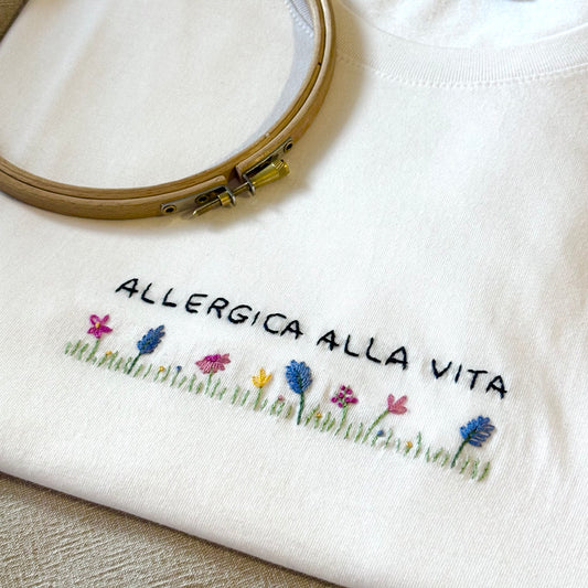 Maglietta "Allergica alla vita"