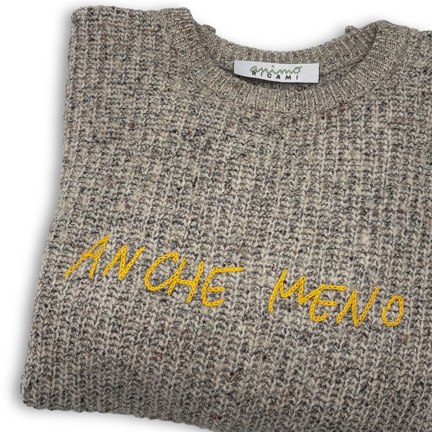Maglione Re-loved “Anche meno”