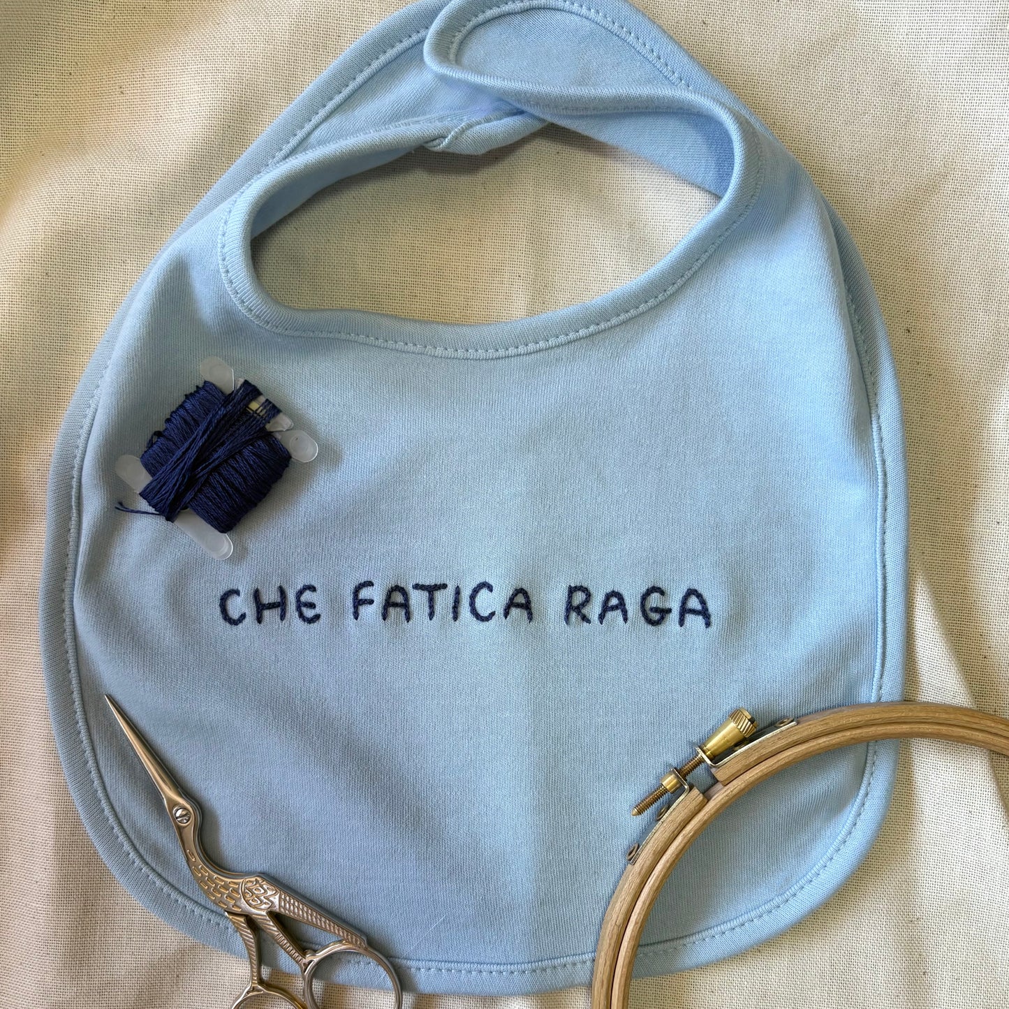 Bavaglino "Che fatica raga"