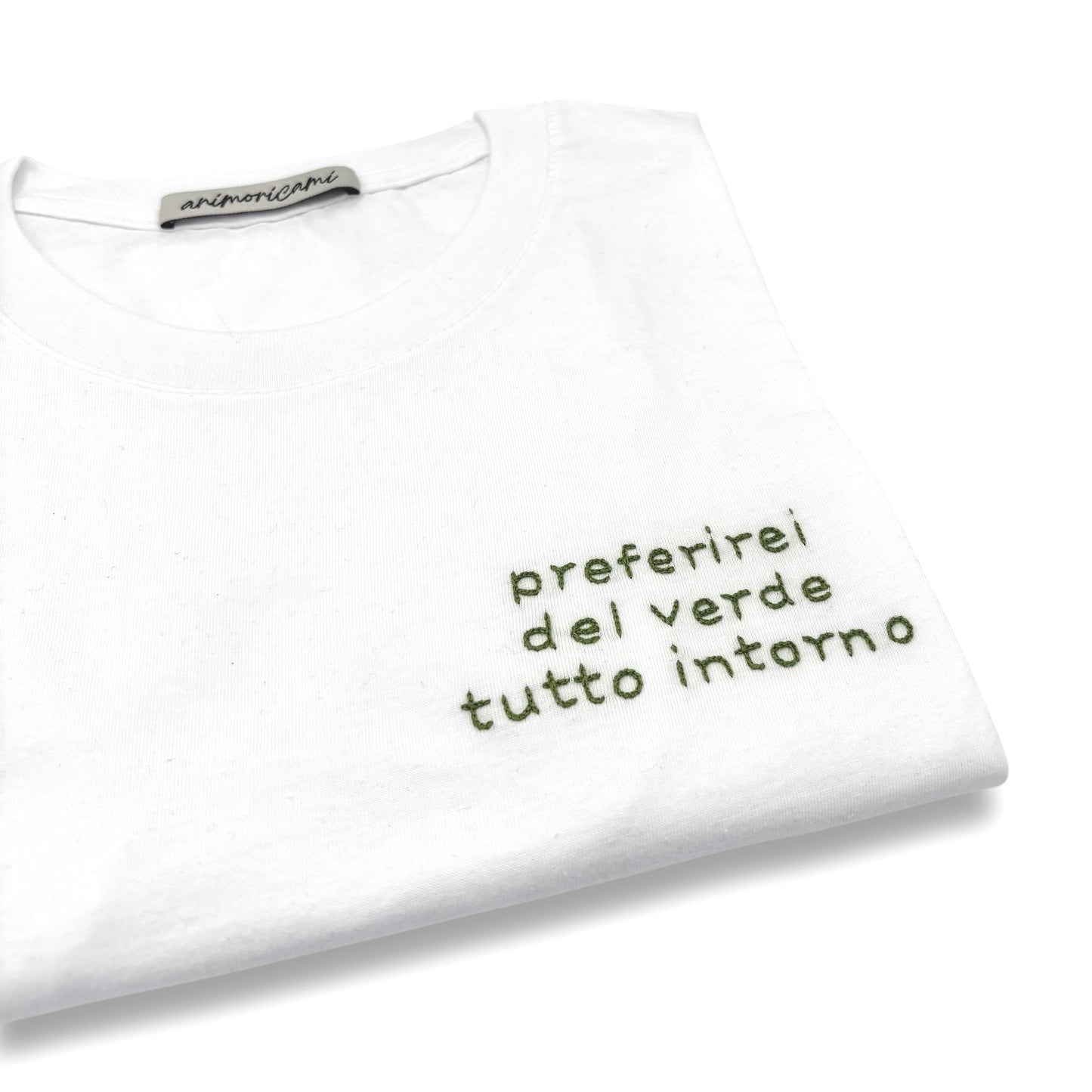 Maglietta "Preferirei del verde tutto intorno"