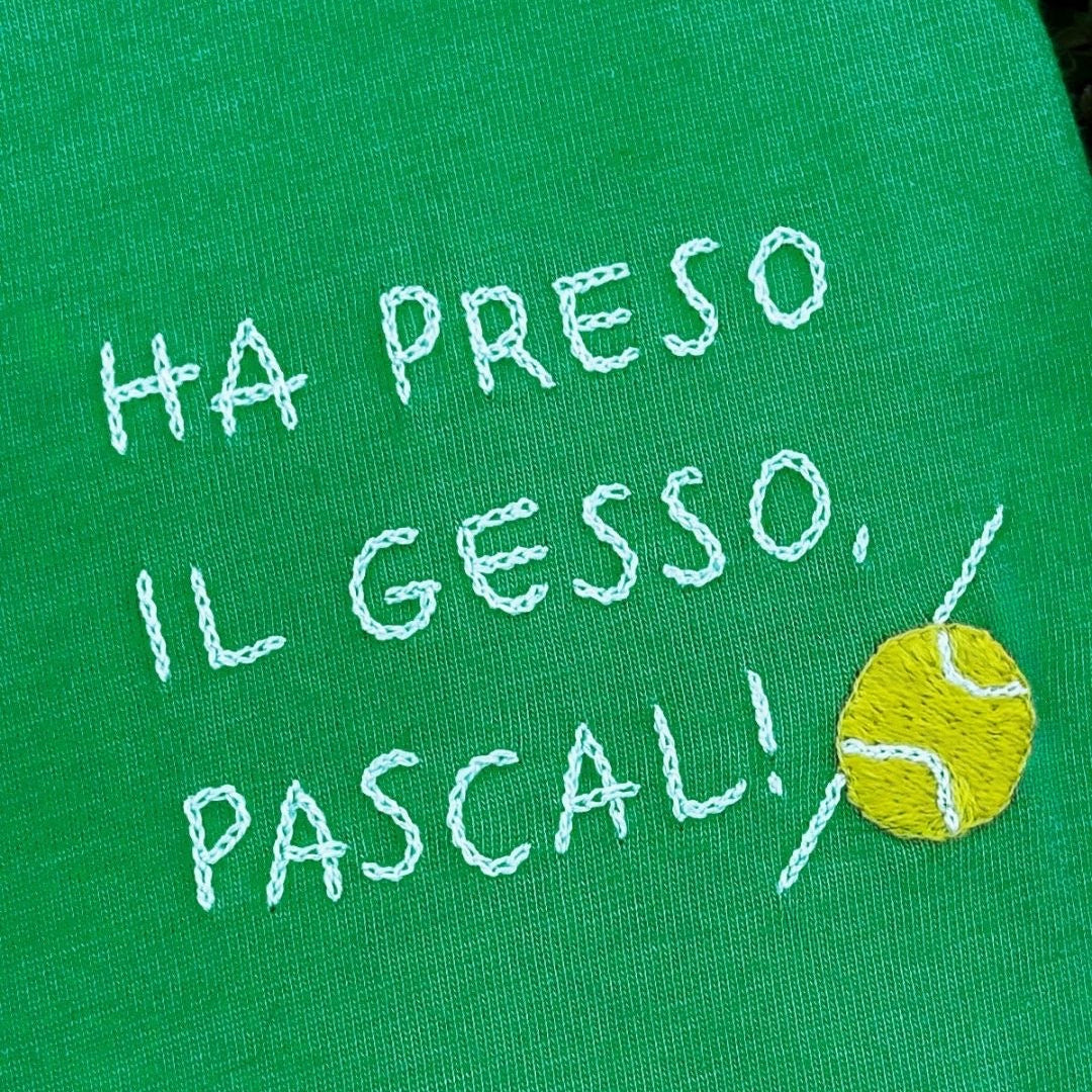 Maglietta "Ha preso il gesso, Pascal!”