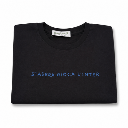 Maglietta bambino/a "Stasera gioca l'Inter"