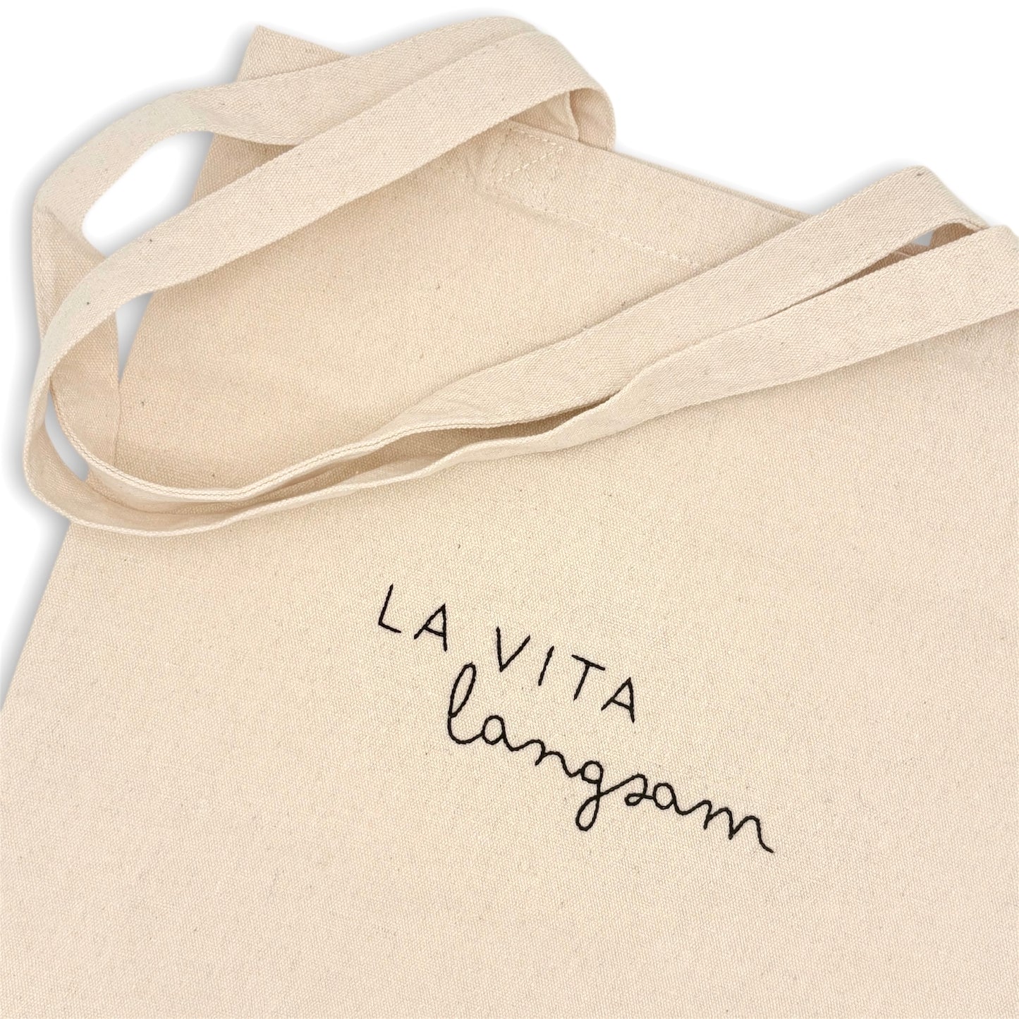 Tote bag "La vita Langsam"