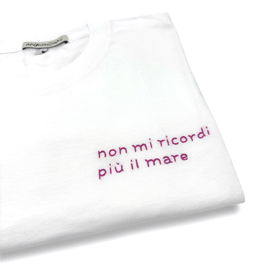 Maglietta "Non mi ricordi più il mare"