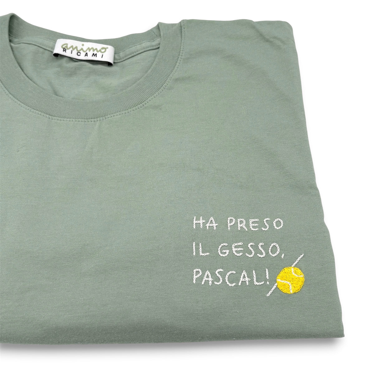 Maglietta "Ha preso il gesso, Pascal!” con pallina