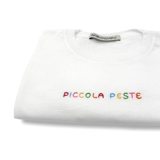 Maglietta bambino/a "Piccola peste" 2-15 anni