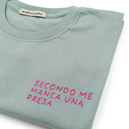 Maglietta "Secondo me manca una presa"