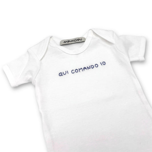 Body neonato "Qui comando io"