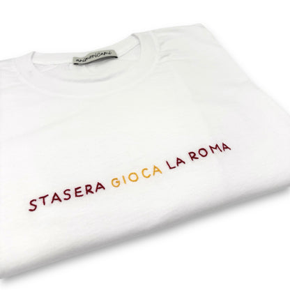 Maglietta "Stasera gioca la Roma"