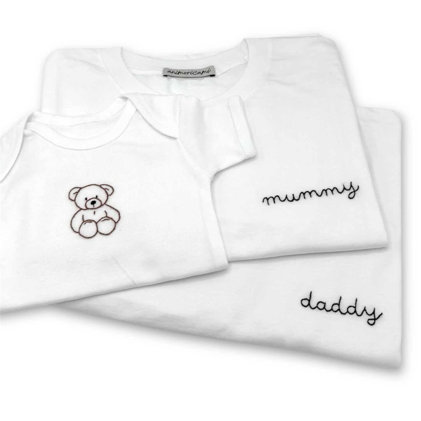 Set magliette genitori + body neonato