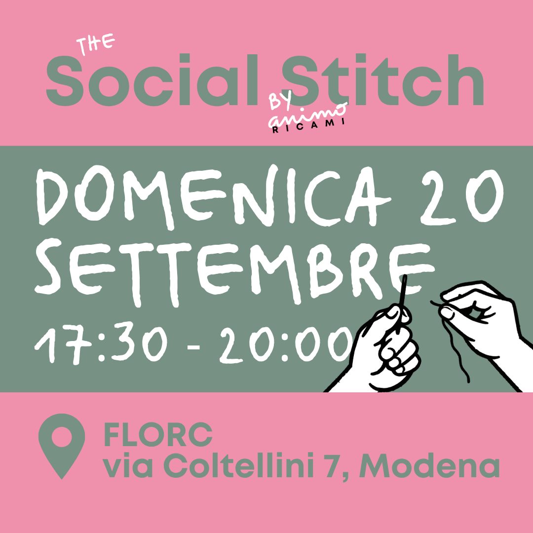 The Social Stitch a Modena, 20/09/26