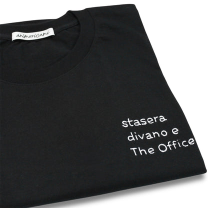Maglietta "Stasera divano e The Office"